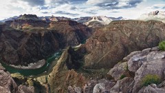 Landscapes nature water Mountains clouds Plants point Arizona 