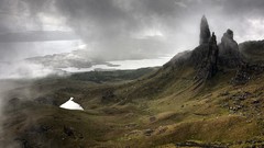 Landscapes nature water Mountains clouds Scotland geology