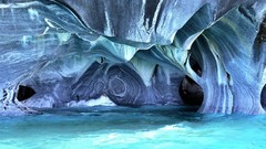 Landscapes nature water rocks lakes natural caves patagonia 