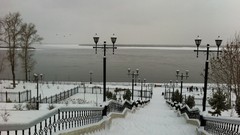 Landscapes nature winter amur