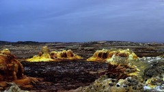 Landscapes nature yellow white hell brown warm rocks Depression 
