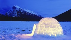 Landscapes night alberta igloo lakes national park banff 