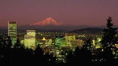 Landscapes night Oregon Portland