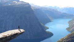 Landscapes Norway fjord Trolltunga