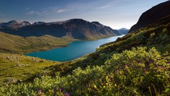 Landscapes Norway lakes Besseggen