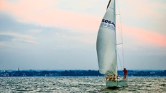 Landscapes ocean sails sail boat