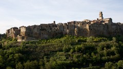Landscapes panorama Italy architecture italia pitigliano