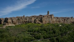 Landscapes panorama Italy architecture italia pitigliano