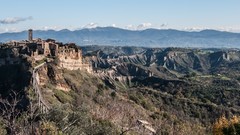 Landscapes panorama Italy cities italia Medieval civita di 