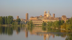Landscapes panorama Italy cities italia Medieval Mantova 