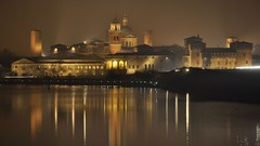Landscapes panorama Italy cities italia Medieval Mantova 