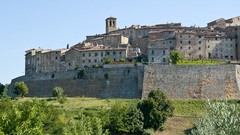 Landscapes panorama Italy italia medieval buildings anghiari