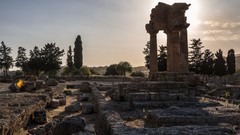 Landscapes panorama ruins Italy architecture ancient italia 