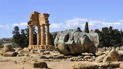 Landscapes panorama ruins Italy architecture ancient italia 