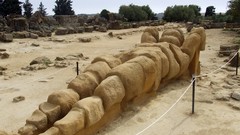 Landscapes panorama ruins Italy architecture ancient italia 
