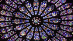Landscapes Paris France window Notre Dame cathedrals
