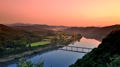 Landscapes rivers south korea