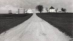 Landscapes road farms nature