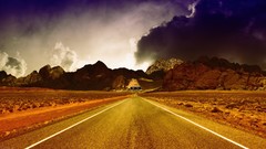 Landscapes roads the end