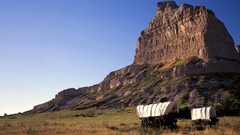 Landscapes rocks National wagons Nebraska