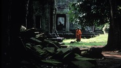 Landscapes ruins Asia monk Temples cambodia Angkor Wat