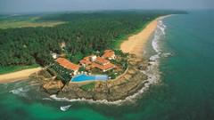 Landscapes sand Sea nature Trees blue red white Green Islands 