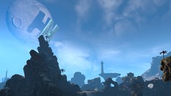 Landscapes Satellite oasis Hyperion video games borderlands 2