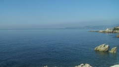 Landscapes Sea Italy rocks liguria varazze