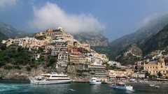 Landscapes Sea Mountains positano