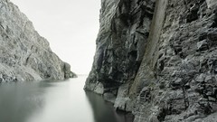 Landscapes Sea rocks Greenland fjord Olaf Otto Becker