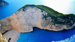 Landscapes Sea water Greece Beaches outdoors Zakynthos Navagio