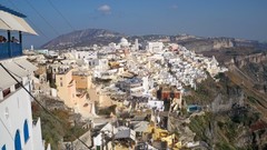 Landscapes skylines santorini travel