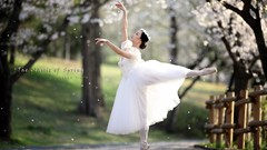 Landscapes spring dancing classic art