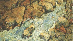 Landscapes stones Austria paintings waterfalls artwork 