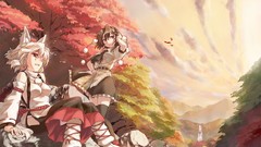 Landscapes stones nature Trees Mountains clouds hats socks 