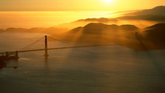 Landscapes sun Bridges golden