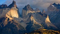 Landscapes sunrise nature Mountains clouds summer national park 