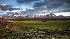 Landscapes sunrise nature Wyoming national park grand teton 