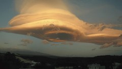 Landscapes sunset nature clouds Hawaii Skie