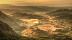 Landscapes sunset nature clouds hills mountainscapes