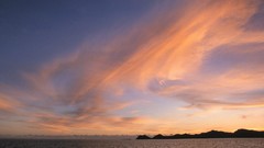 Landscapes sunset nature Mexico California The Pacific