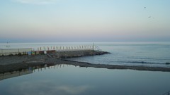 Landscapes sunset sand Sea Italy liguria skyscapes varazze