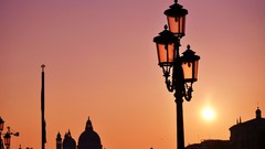 Landscapes sunset view Italy venice italia venezia