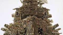 Landscapes surrealism fish Boats drawings artwork traditional 