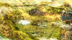 Landscapes touhou blue hair