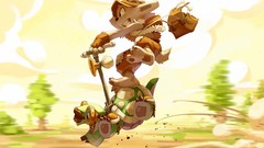 Landscapes Trees cartoons Bunnies turtles fable Jean De La 