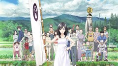 Landscapes Trees Mountains clouds Movies Anime anime girls 