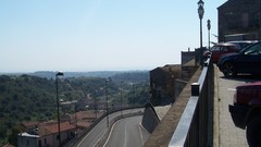 Landscapes Trees Mountains Italy roads houses cities calabria