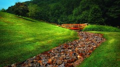 Landscapes Trees pathway Bridges HDR Photography