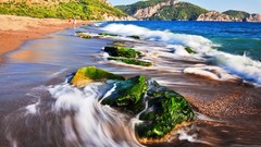 Landscapes Turkey cities cityscapes dalaman Mugla Dalgakıran Bay